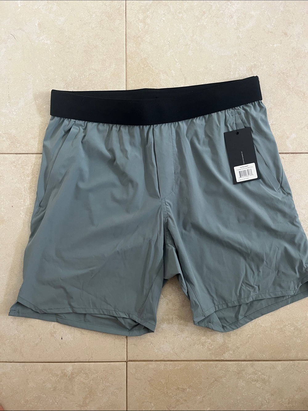 Ten Thousand Men’s Athletic Shorts in Slate Gray with Black Waistband